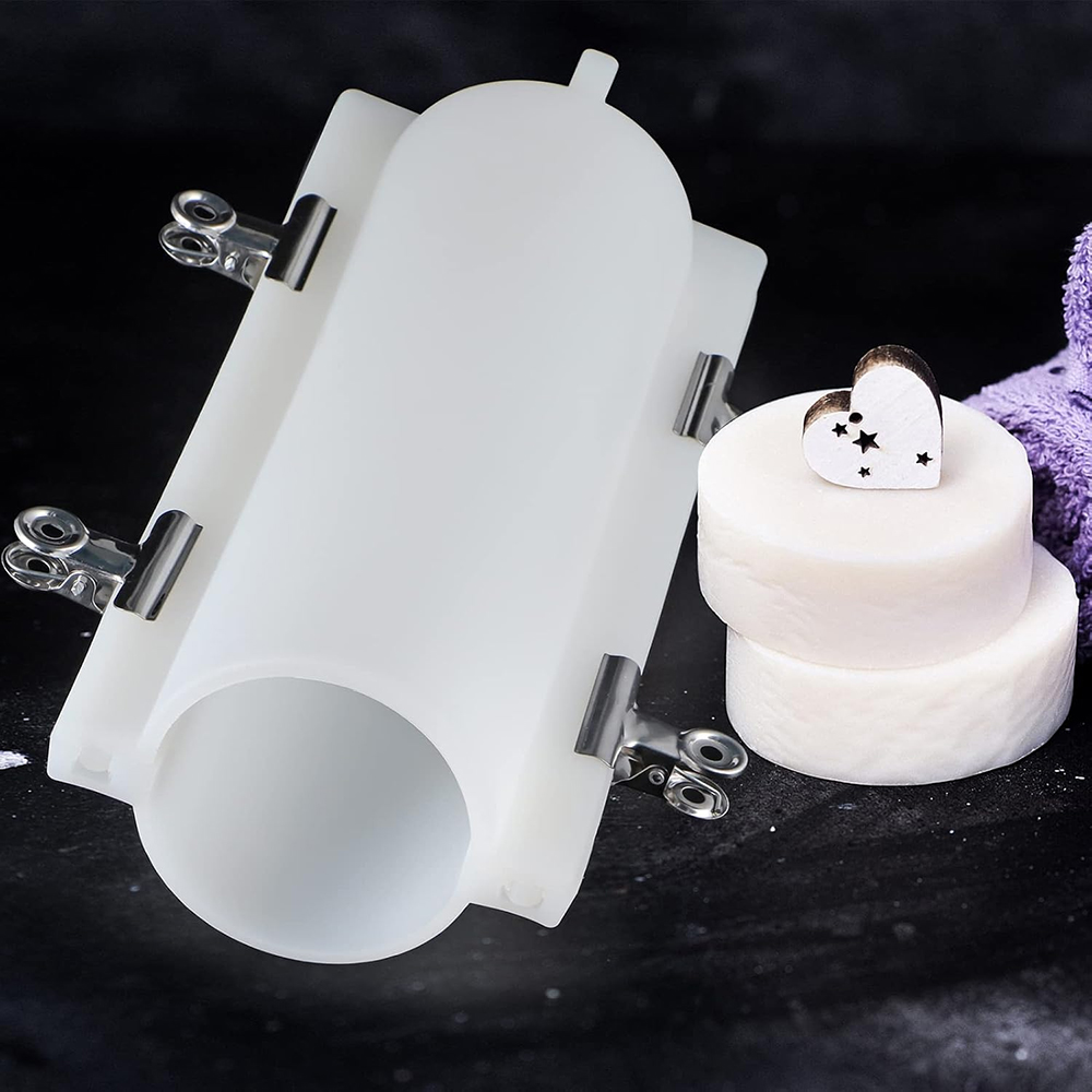 Soap Making Youtube - Cetakan Sabun Silinder Besar dengan Klip,
